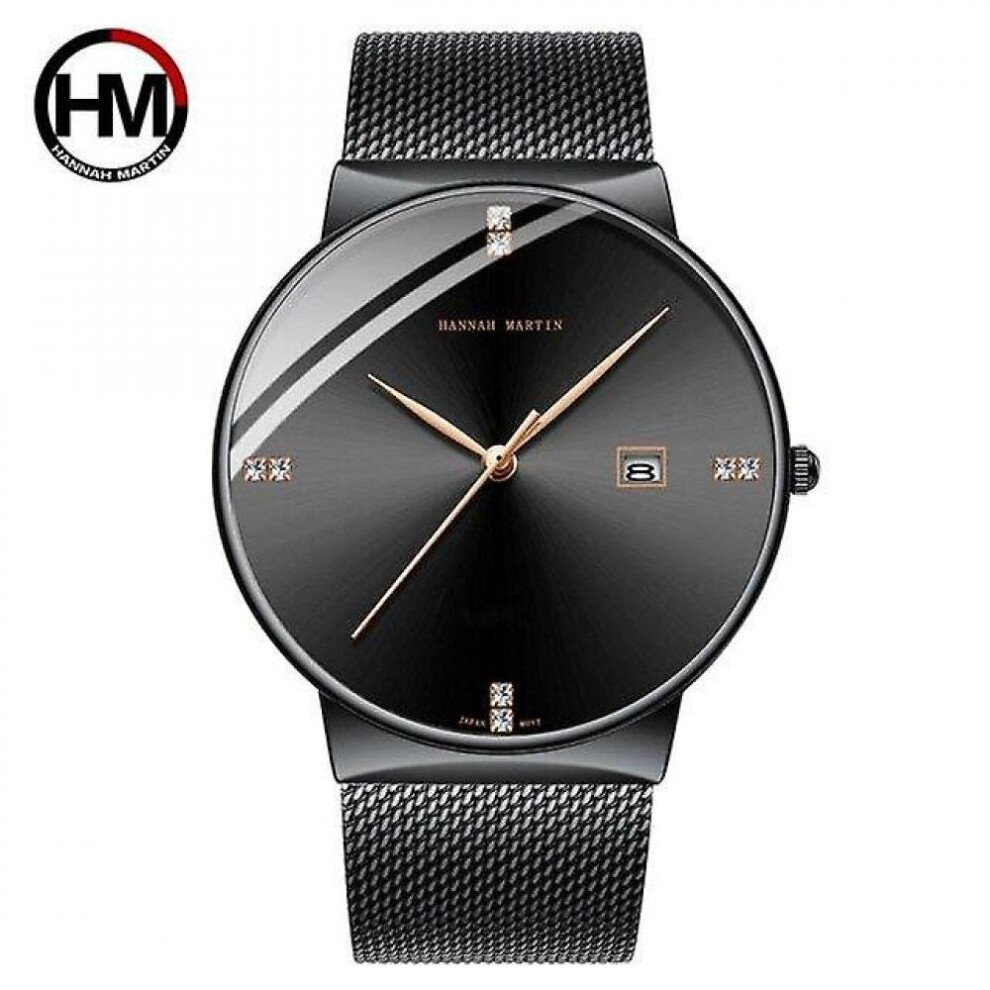 Men Watch Stainless Steel Classical Business Waterproof Top Brand Luxury Quartz Movement Wristwatche