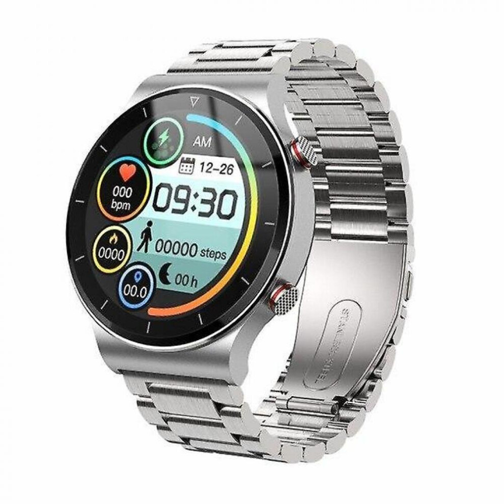 Smart Watch Men Watches Heart Rate Monitor Bluetooth Call Headset Smart Watches( Silver Nsteel) Multicoloured 7547467662790