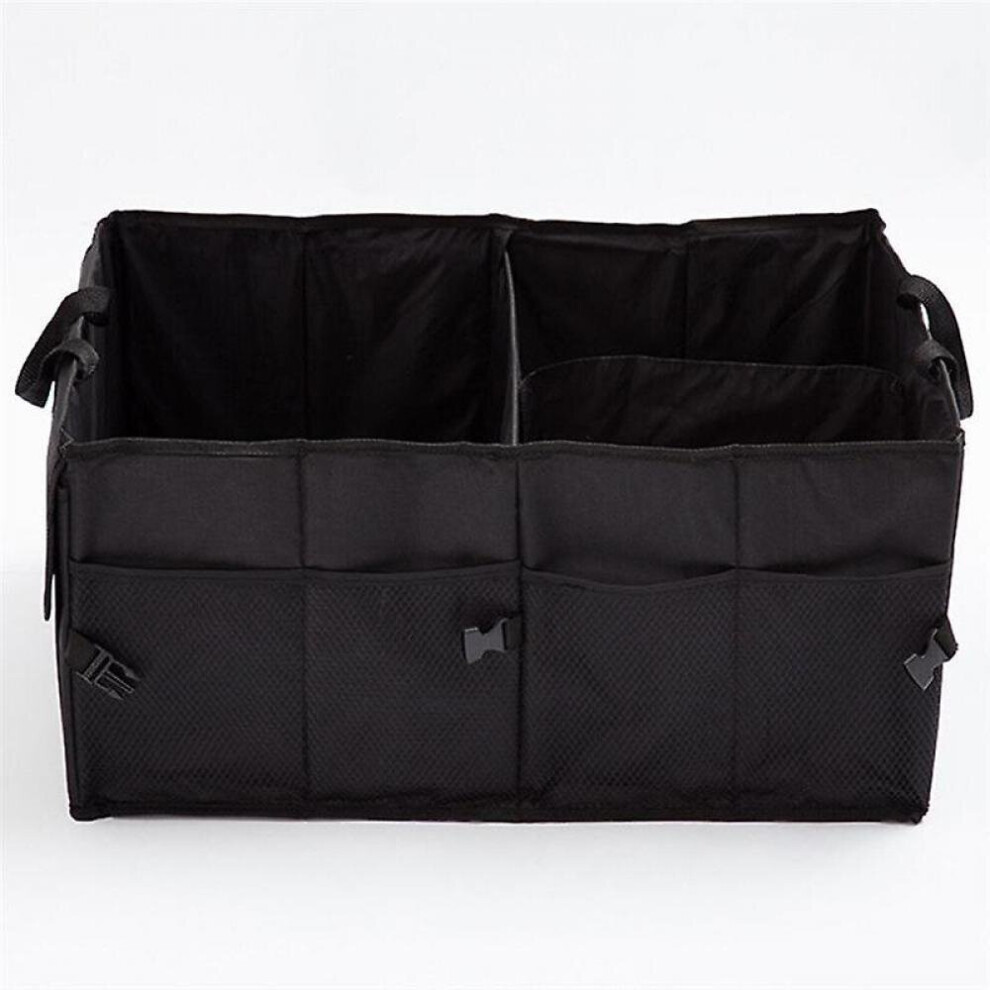 Auto Accessories Car Organizer Trunk Collapsible Toys Food Storage Stowing Tidying Black 7097210003580