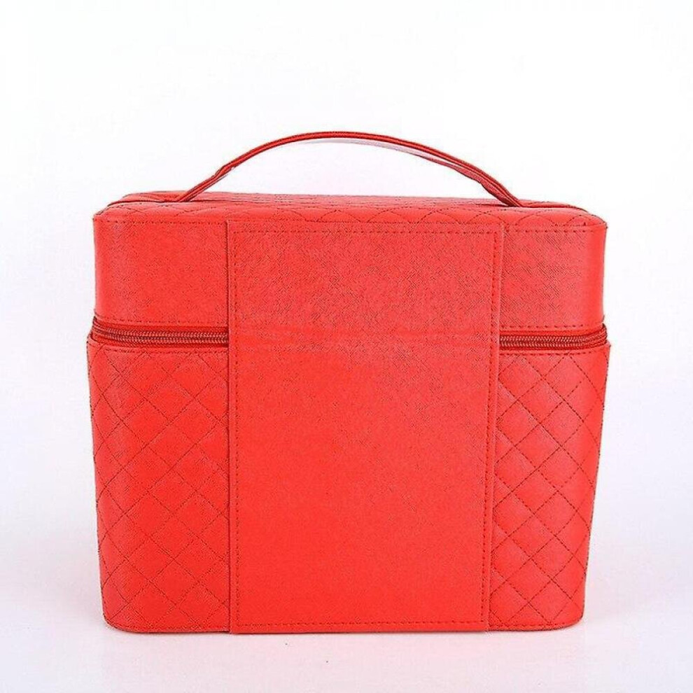 Hkhbjs Women Large Capacity Professional Makeup Organizer Fashion Toiletry Cosmetic Bag Bags Cases