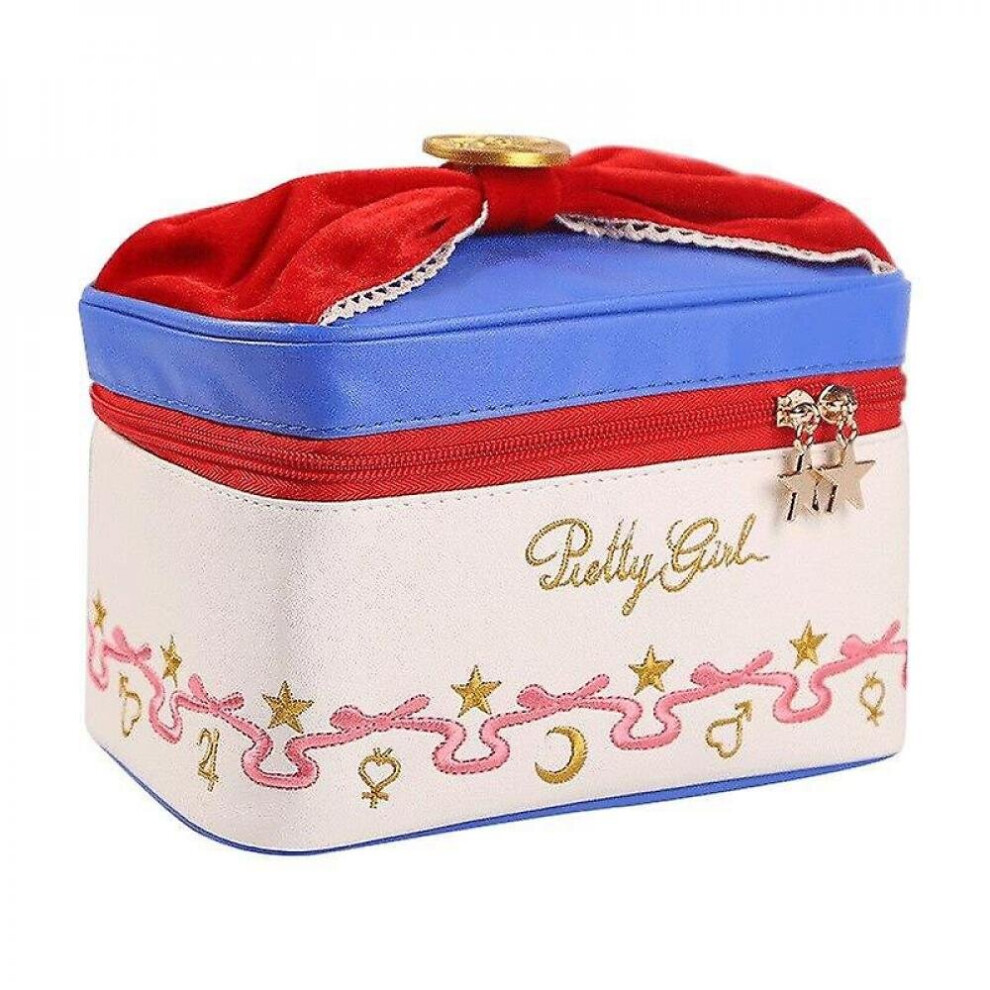 Hkhbjs Travel Makeup Bag Cute Waterproof Sailor Moon Portable Small Cosmetic Bag Organizer Bags Cases