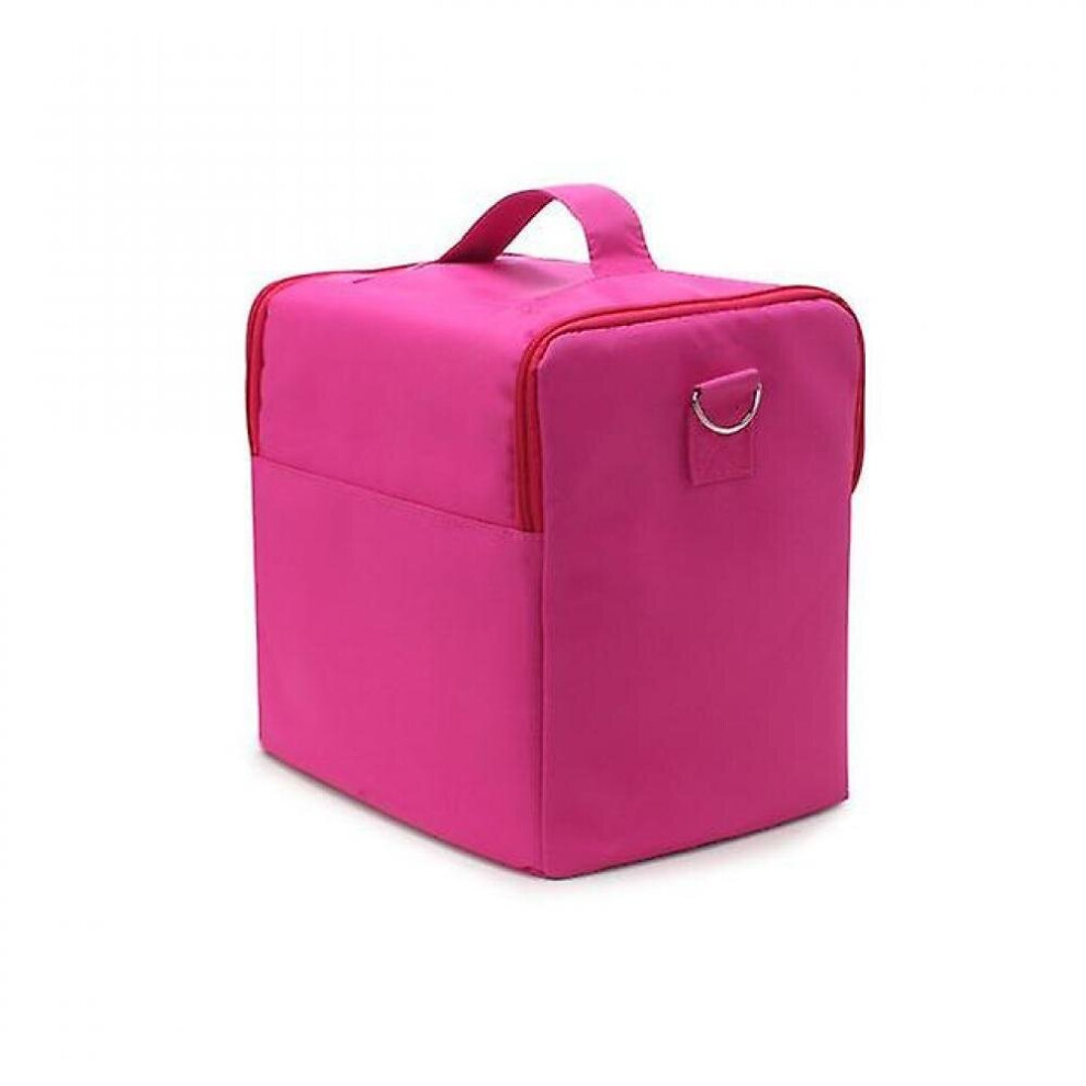 Hkhbjs Women Fashion Makeup Organizer Box Large Capacity Travel Professional Portable Cosmetic Boxes Bins