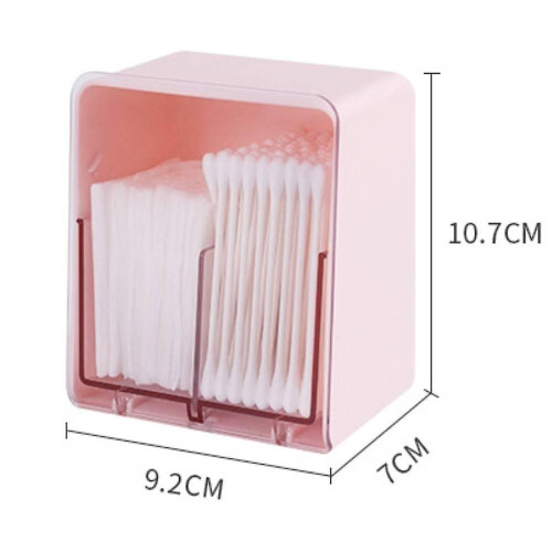 Plastic Transparent Double Compartment Storage Box, Dormitory Organizer Storage Box Desktop Storage 2
