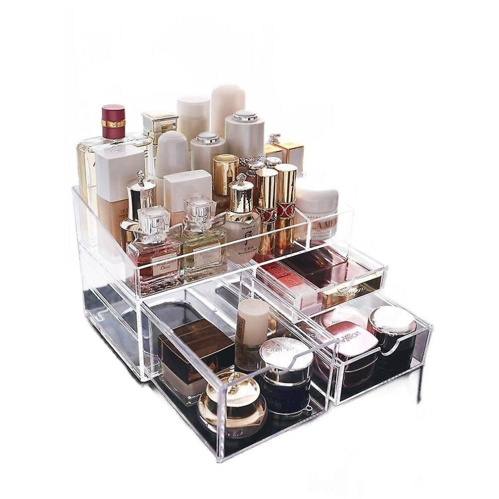 Makeup Organizer Drawers Plastic Cosmetic Storage Box Jewelry Container Make Up Organizers