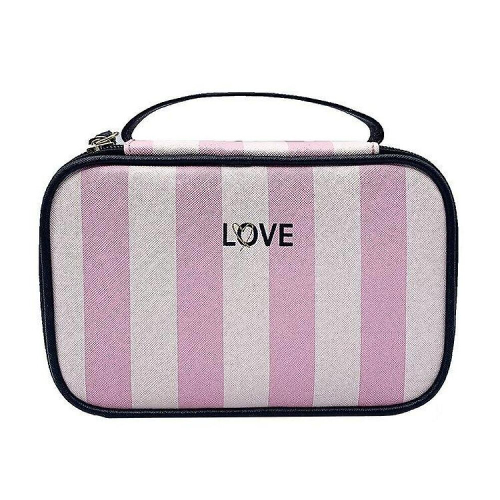 Hkhbjs Pink Multifunction Travel Clear Makeup Bag Women Fashion Cosmetic Bag Toiletries Organizer Cases