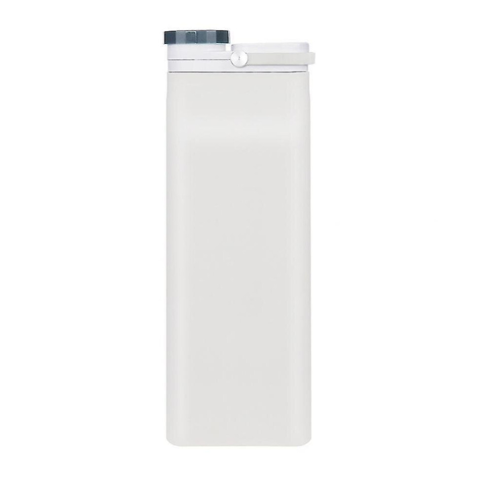 Foldable Camping Large-capacity Water Cup, Portable Leak-proof Travel Cup, Silicone(white)-image-OPC-P9YP89Q-NEW