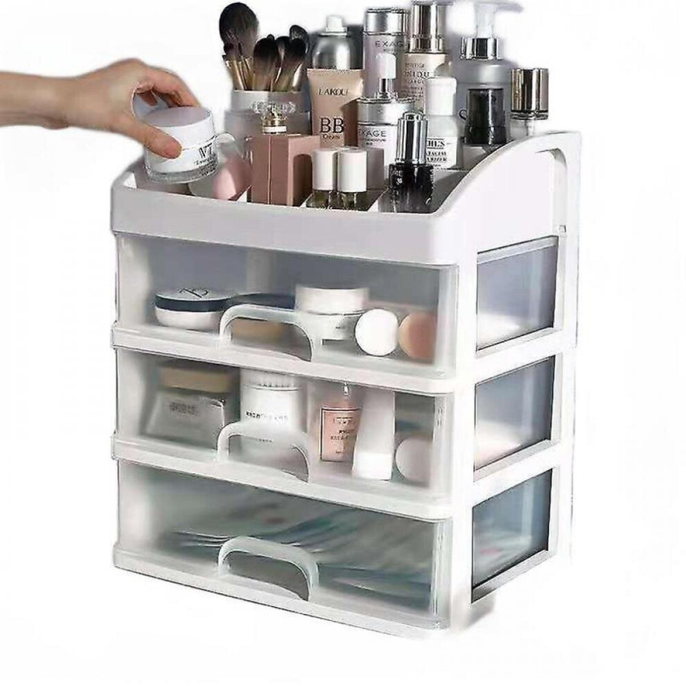 Cosmetic Desktop Storage Box Drawer Type Household Products Makeup Storage Box Makeup Bins