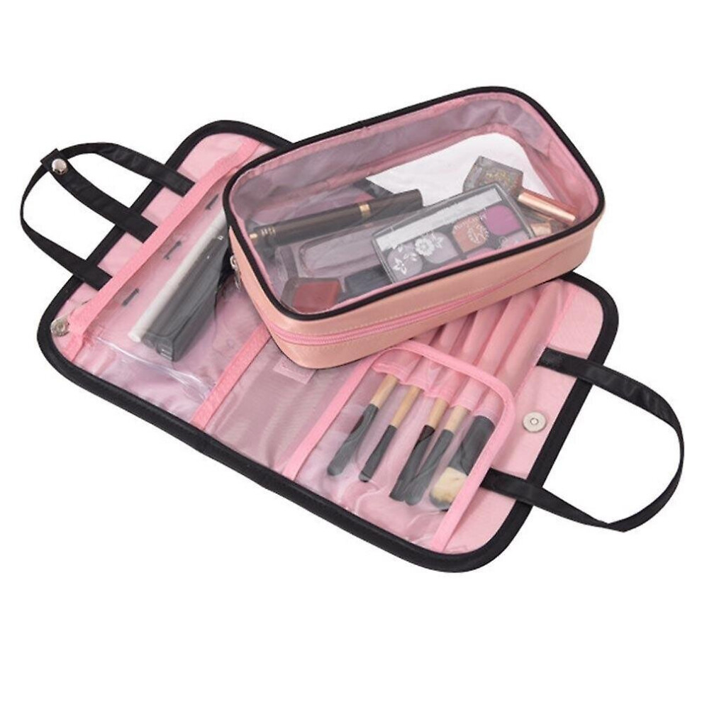 Hkhbjs Women's Twoorganizer Makeup Bag Large Capacity Beauty Toiletry Bags|Cosmetic Bags Cases