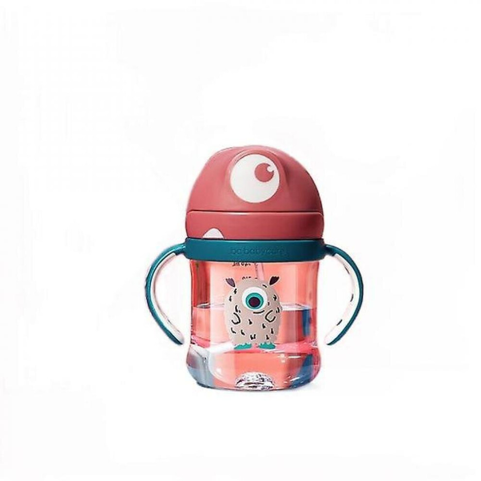 Baby Sippy Cup Cute Shape Anti Choke Straw Baby Water Bottles(Red) Red Hkhbjs