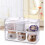 Double Layer Makeup Storage Box Cosmetics Organizerfinishing With Cover Dustproof 5