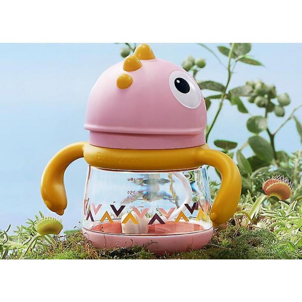 Hkhbjs Kids Training Sippy/Duckbill Cup Gravity Ball Outdoor Portable Baby Leakproof Cups(Vogel Powder)