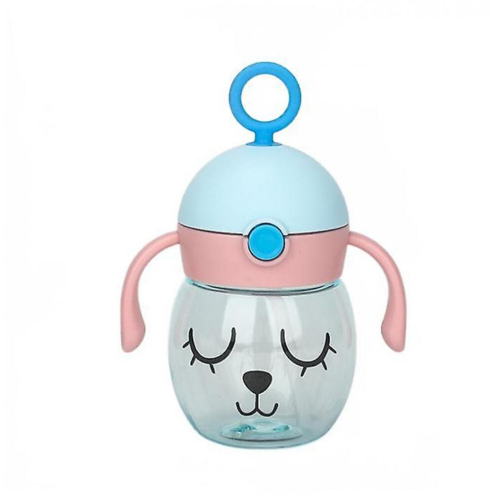 Baby Water Bottle With Straw 300Ml Baby Sippy Cup Infant Bottle With Handle Bottle (Pink) Pink Hkhbjs