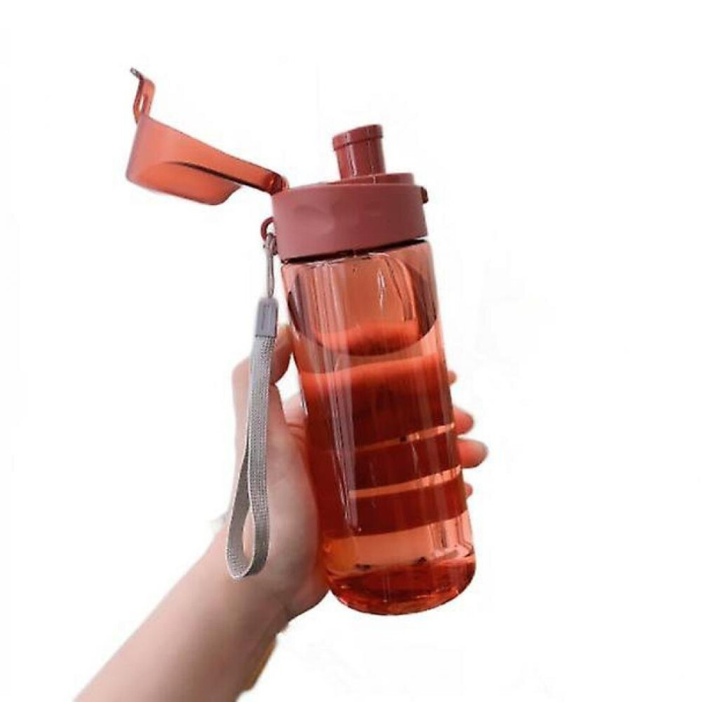 550Ml Children's Water Cup Creative Baby Feeding Learn To Drink Cup Leak Proof Water Bottle(Red) Red Hkhbjs
