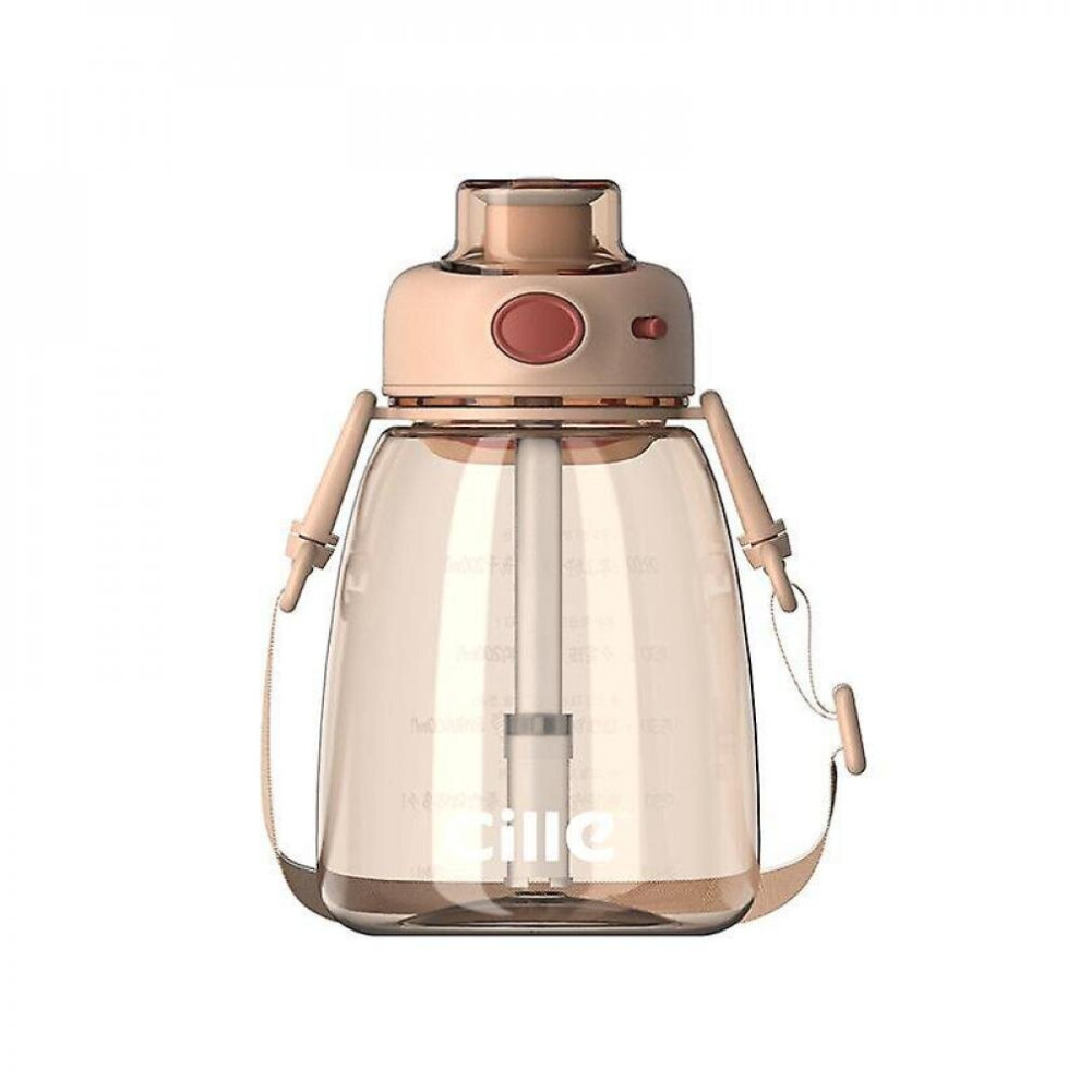 700Ml Children's Water Cup, High-Value Large-Capacity Student Water Bottle, Tritan Straw Small Belly Hkhbjs