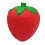 Squishy Simulation Fruit Starry Sky Strawberry Slow Rebound(red) 1
