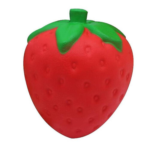 Squishy Simulation Fruit Starry Sky Strawberry Slow Rebound(red)