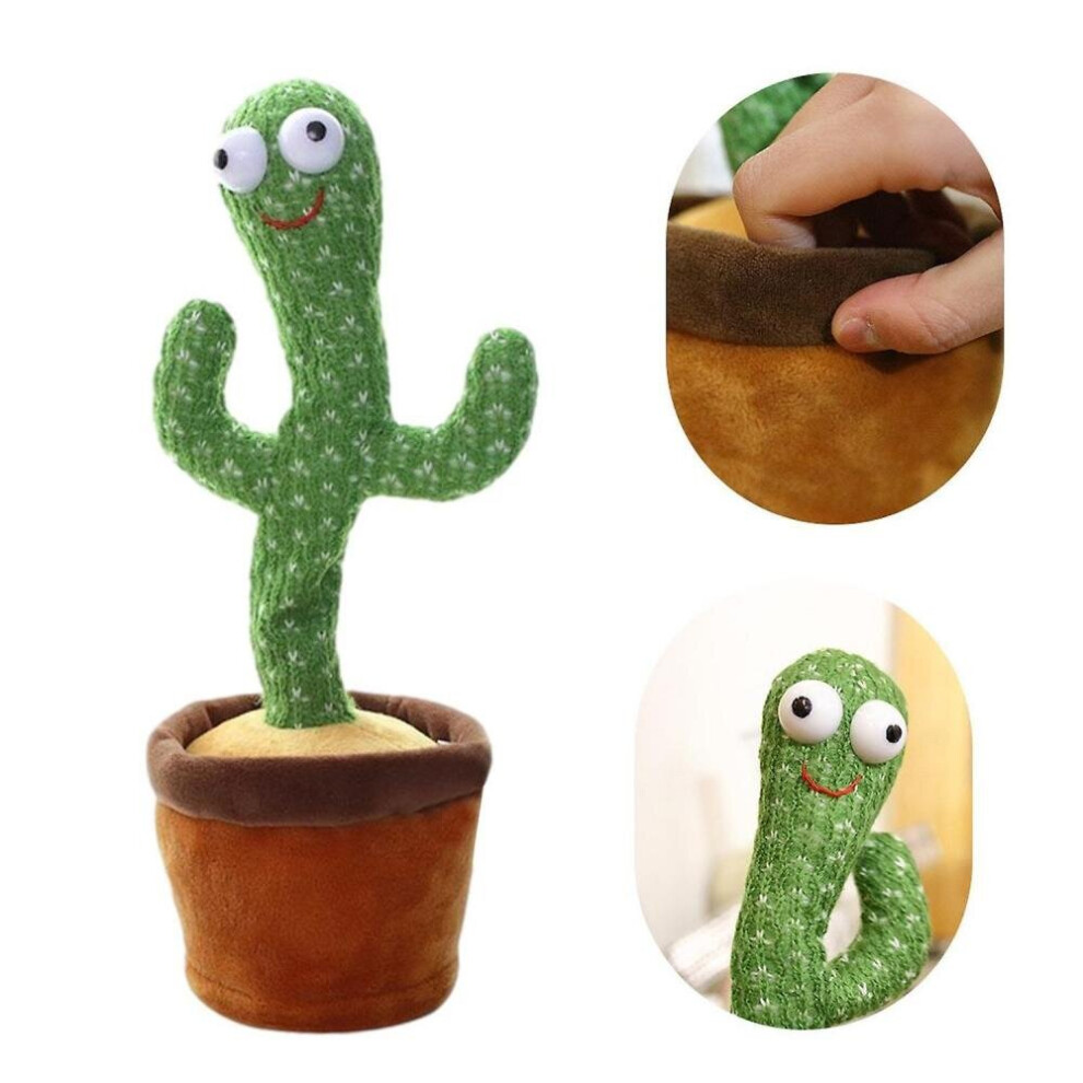 Cactus Plush Toys Electric Dancing Cactus Singing Kids Toys