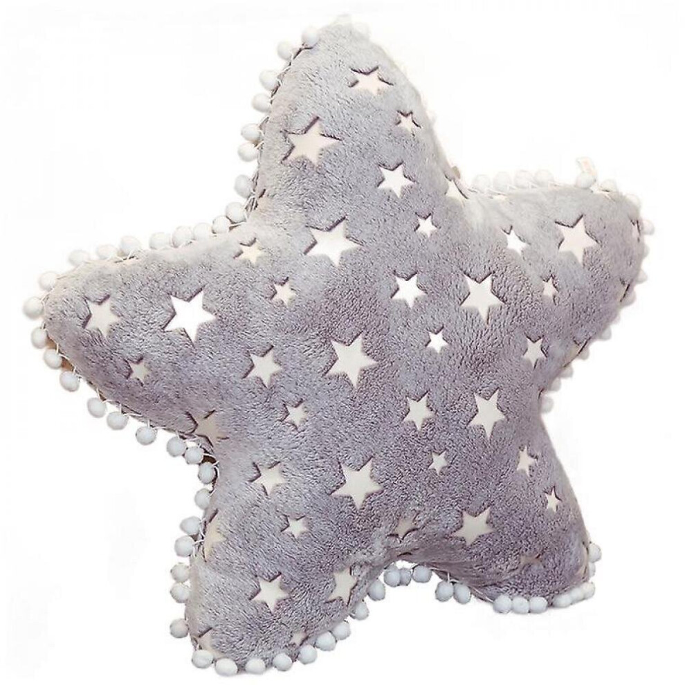 Photos - Other Toys HKHBJS 40cm Sky Series Plush Toy Stuffed Soft Cartoon Cloud Moon Star Plush Pillow Cute Sofa Cushion (gray)