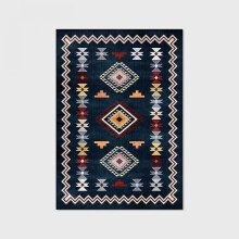 Fashion Ethnic Style Area Rugs Persian Geometric Living Room Bath Carpets|rug