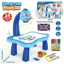 Kid Toy Painting Drawing Table Led Projector Music Toys Kids Crafts