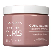 L'Anza Healing Curls Power Curl Restore Moisture Treatment 177ml – Plant-Based Deep Hydration Leave-In for Stronger, Frizz-Free Curls