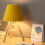 28cm Solid Wood Floor Lamp 220v E27 Yellow Table Lamp Without Bulb 4