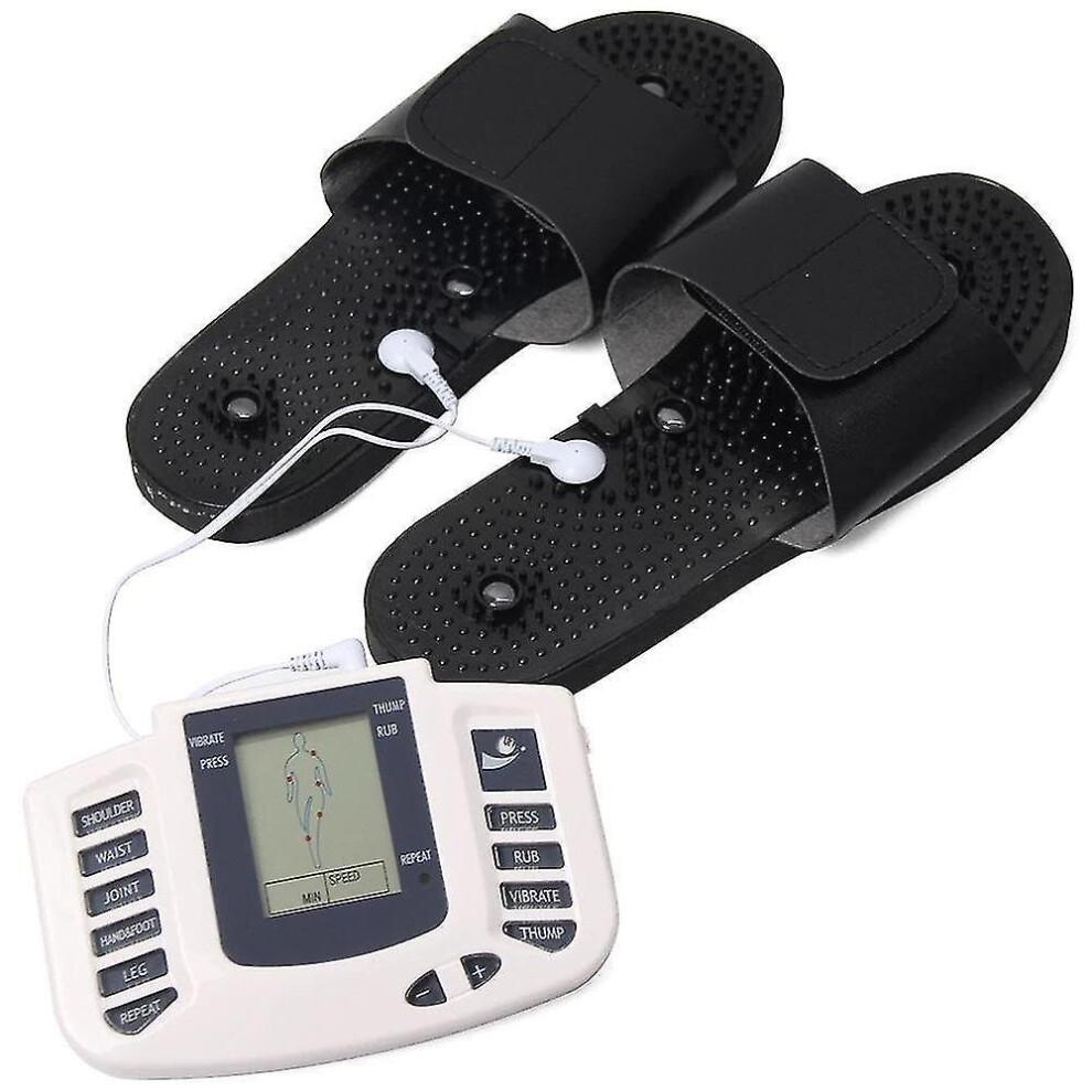 Hkhbjs Tens Massager Digital Therapy Acupuncture Machine Massage Shoes Set(1 Pair Massage Shoes)