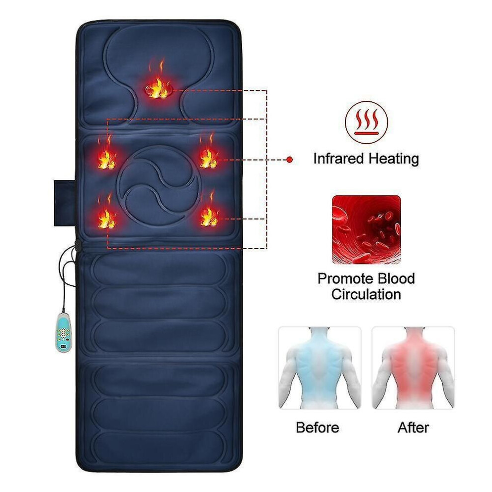 Hkhbjs Massage Electric Heating Vibrating Back Massager Winter Infrared Warm Treatment Pain Relief