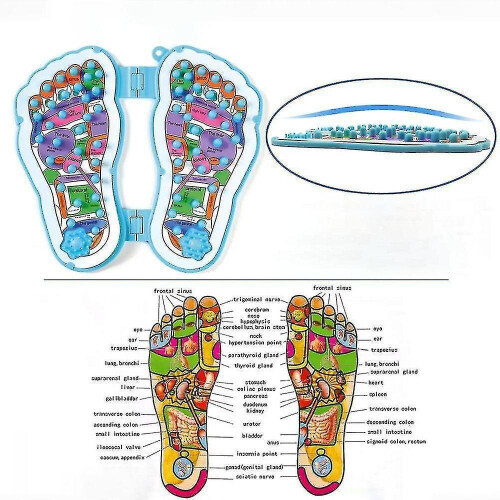 Foot Massager Mat Acupuncture Therapy Reflexology Massage Pad 1