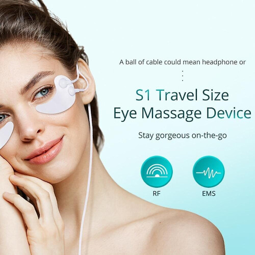 Microcurrent Rf Massage Eye Mask Rf Hydrogel Massage Ems Eye Massager|home Use Beauty Devices 1