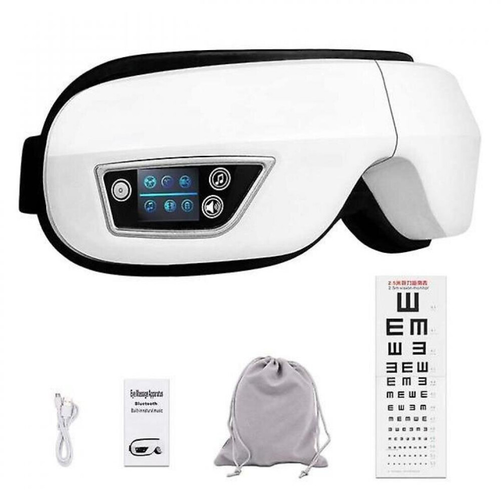 Hkhbjs White Bluetooth Rechargeable Pressotherapy Vibration Heated Air Wrinkle|Home Use Beauty Devices(White)