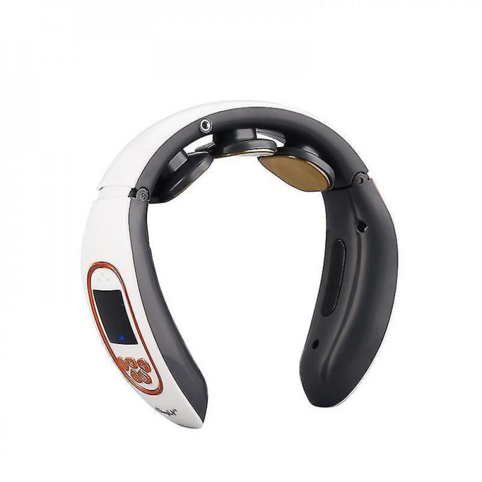 Hkhbjs Smart Electric Neck And Back Pulse Massager Tens Wireless Heat Cervical Vertebra Relax