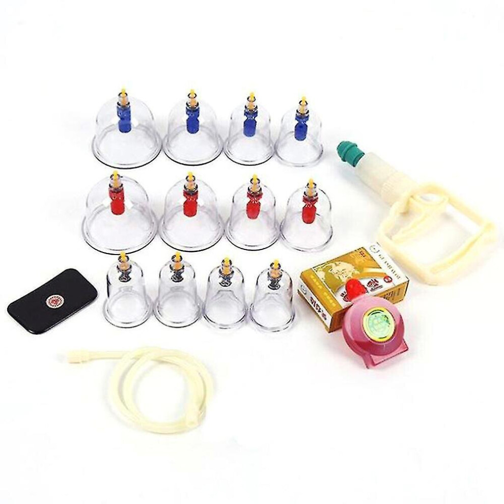 Hkhbjs Premium 32 Cups Acupuncture Cupping Therapy Set Chinese Vacuum Cupping Magnetic Heads Acupuncture