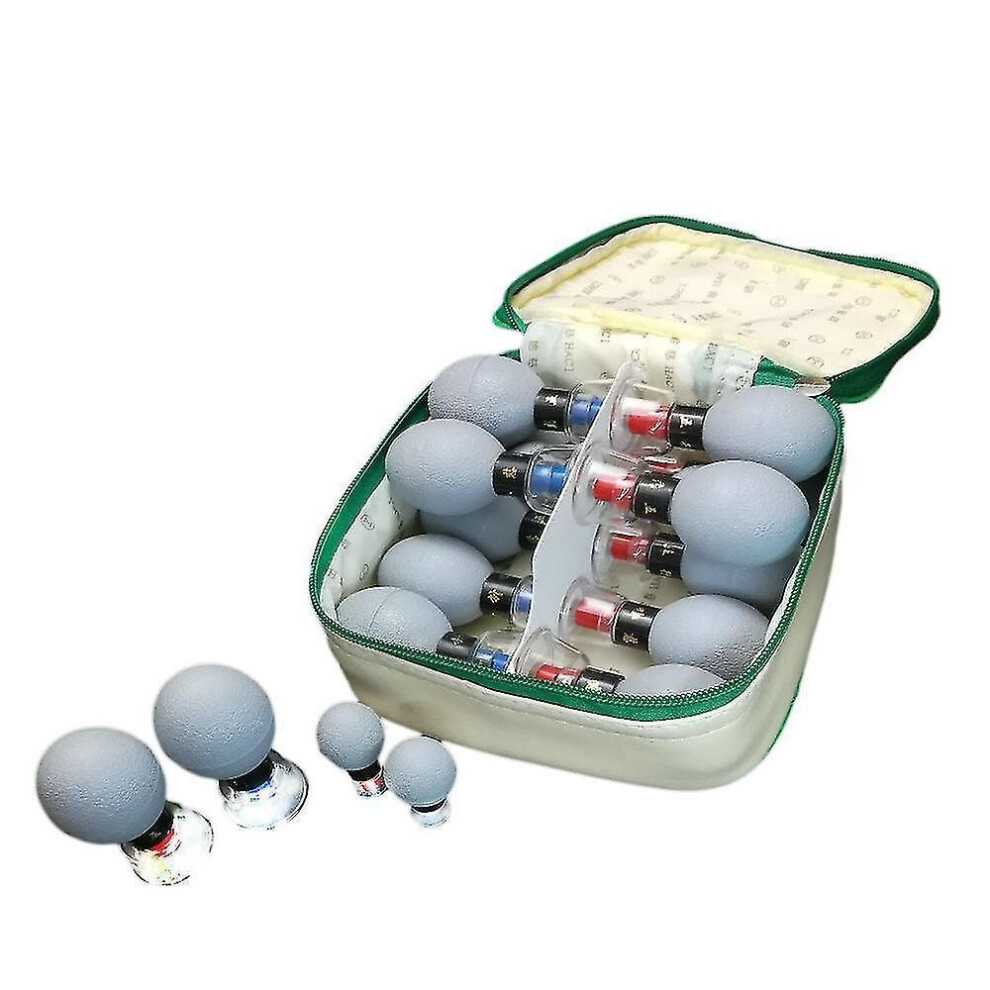 Hkhbjs Magnetic Therapy Acupressure Tcm Acupuncture Moxibustion Cupping Set Meridian(12Pcs)