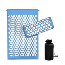 Relieve Pain Stress Back Acupressure Massager Mat(blue)