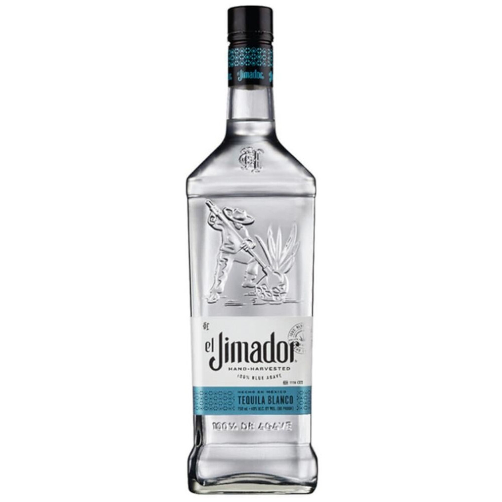 El Jimador Blanco Tequila 70Cl - Crystal Clear, Subtle Cooked Agave Nose
