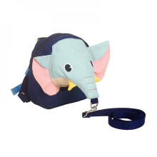 Sliding Baby Anti-lost Rope Strap Double Shoulder Small Schoolbag Traction Rope Bracelet