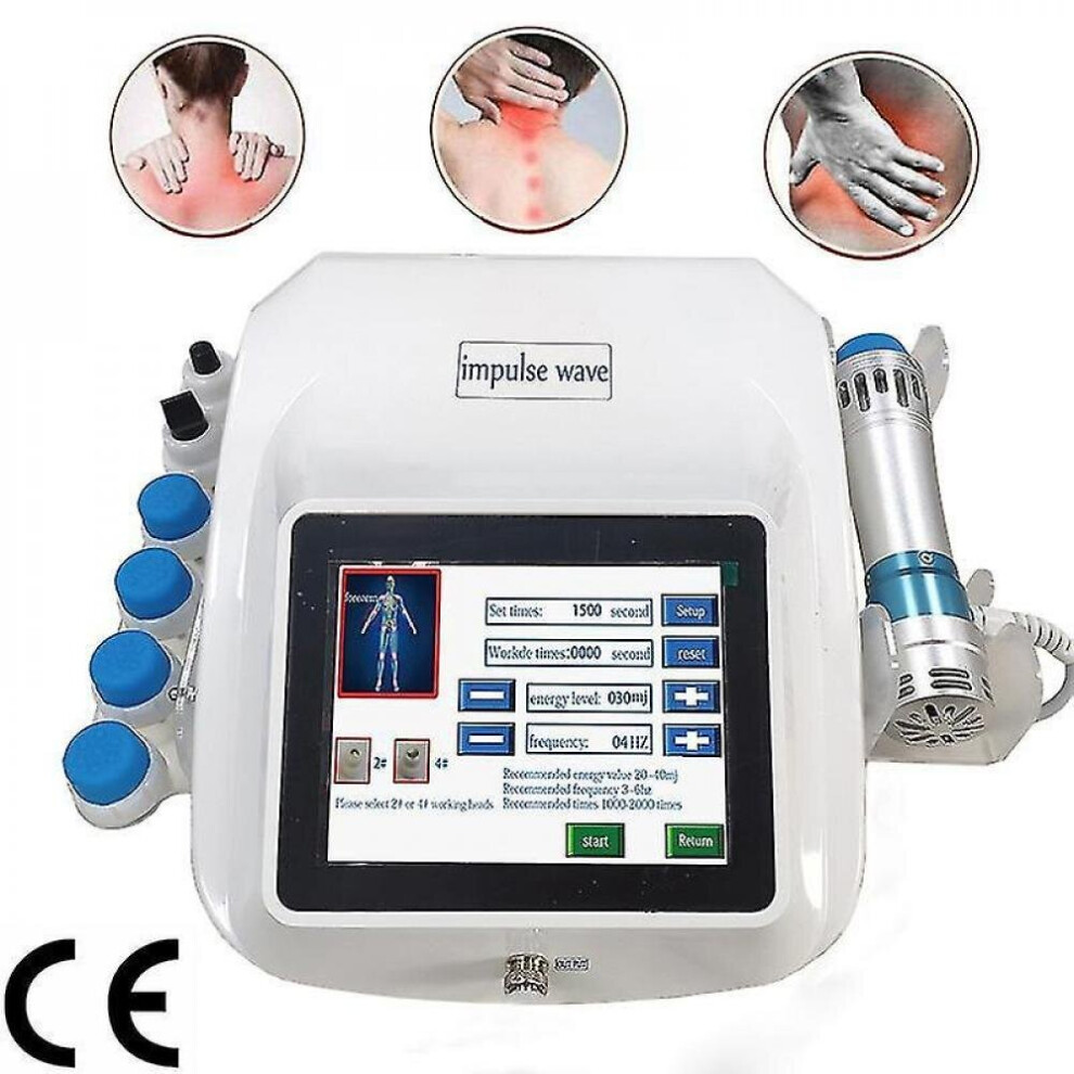 Newest Professional Ed Electromagnetic Extracorporeal Shock Wave Therapy Machine