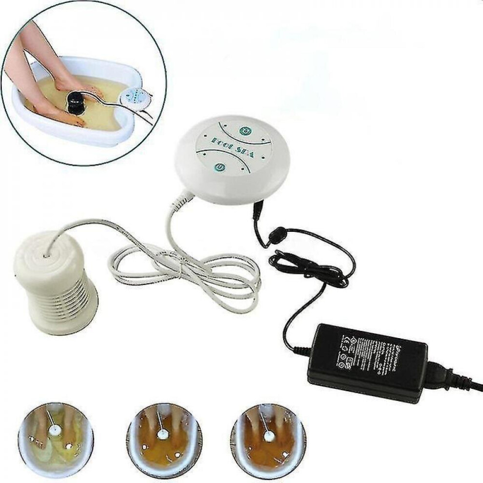 Hkhbjs Us Plug Mini Foot Spa Bath Massager Detox Machine Ion Cleanse Ionic Foot Bath Aqua Cell Spa Machine