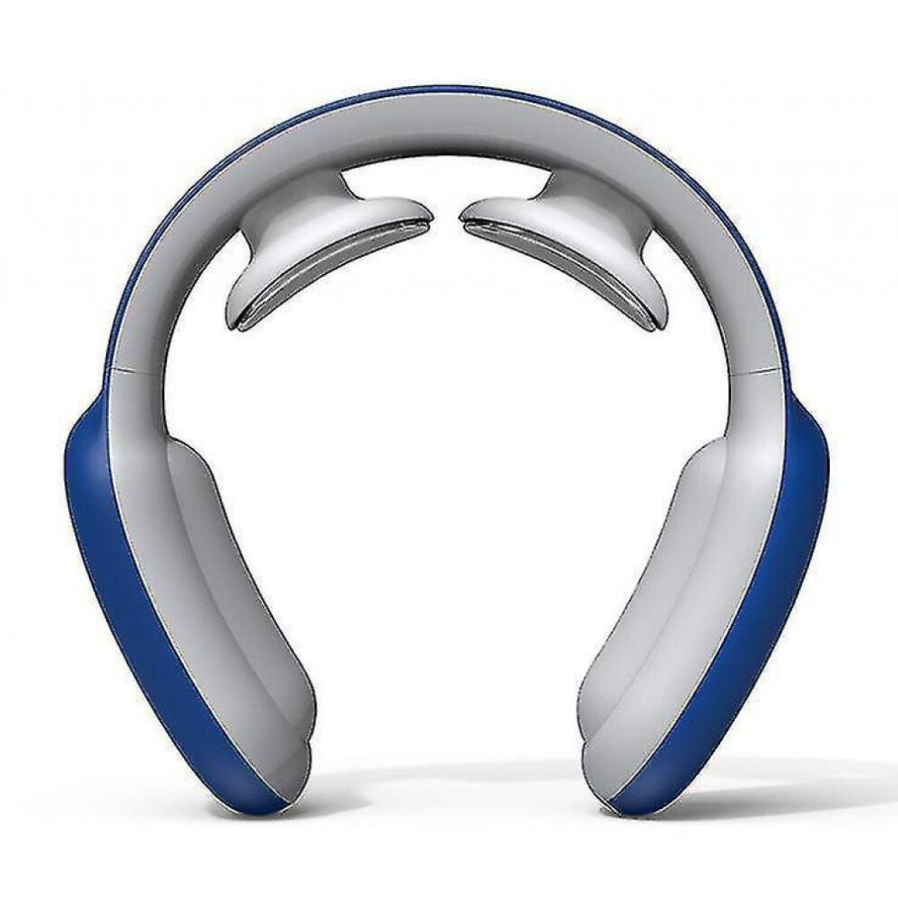 Hkhbjs Blue Smart Electric Neck And Shoulder Massager Pain Relief Tool Health Care