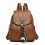 Women's Soft Leather Anti-theft Travel Backpack(black) 3