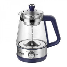 1000ml Tea Maker Black Tea Pu'er Glass Steaming Teapot Automatic Thermal Insulation Steam Boiling