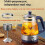 1000ml Tea Maker Black Tea Pu'er Glass Steaming Teapot Automatic Thermal Insulation Steam Boiling 4