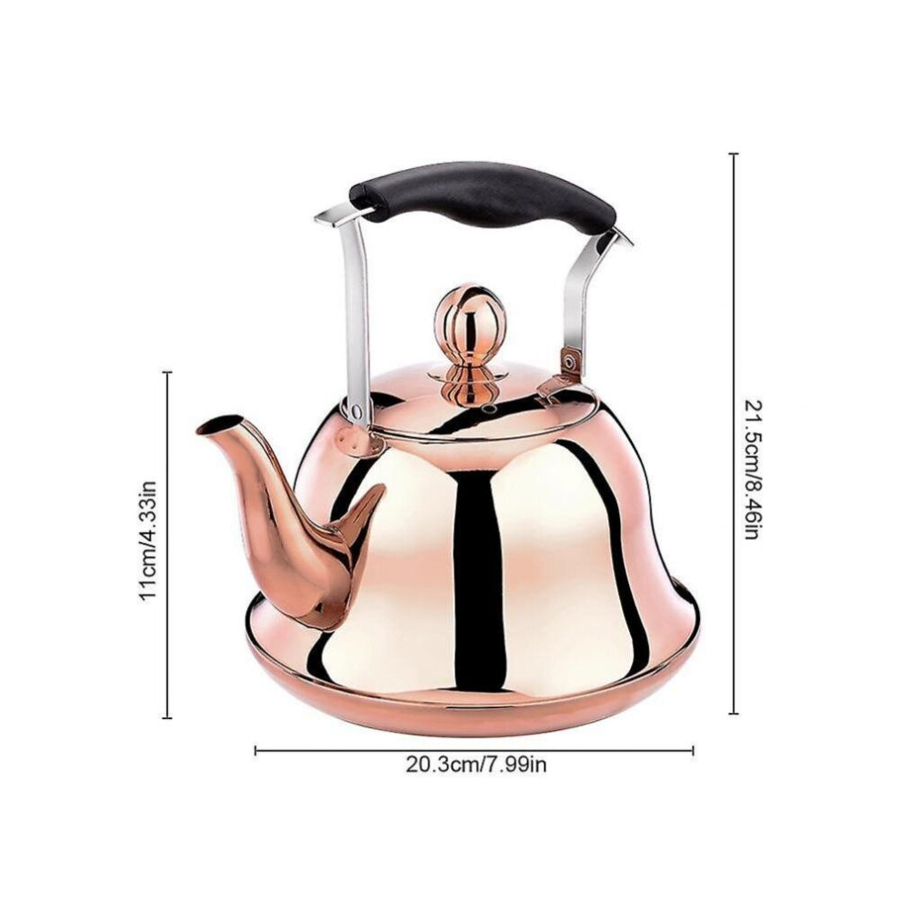 Whistling Kettle For Gas Stove Bouilloire 2l Stainless Steel Whistle Teabottle|water Kettles-image-OPC-P9YPZ9F-NEW