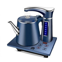 Electric Fully Automatic Kettle Teapot Set 0.8L - 1350W, Stainless Steel, Auto-Off Safety, 220V