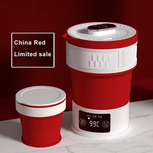Electric Water Kettle Portable Silicone Folding Kettle Hidden Handle Mini Insulation Kettle 1