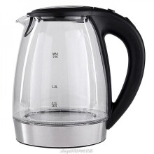 2l Electric Glass Kettle 2000w Fast Boiling Tea Coffee Pot With Blue Led Light Hot Water Heater