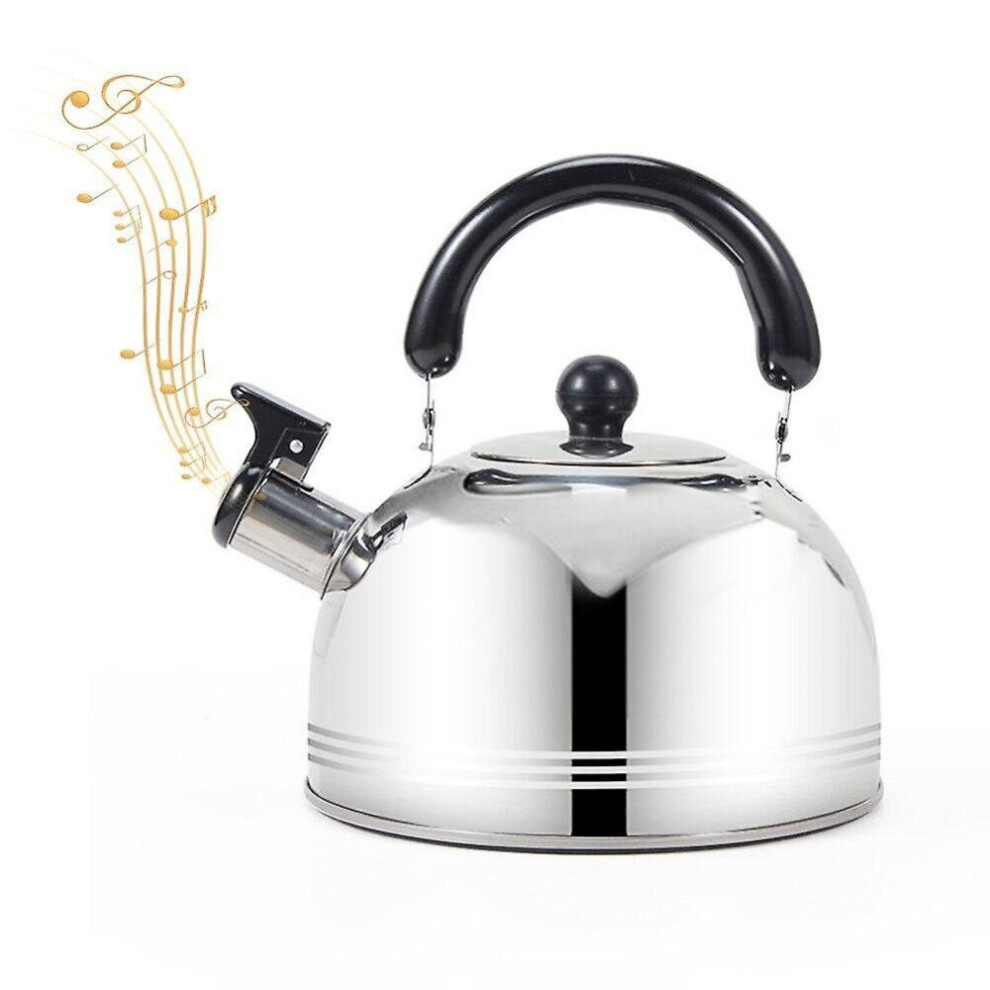 2l Sliver Stainless Steel Whistling Tea Kettle Water Boiling Classic Durable Rust Proof Whistle-image-OPC-P9YPZQT-NEW
