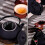 Style Cast Iron Kettle Teapot Comes With Strainer Tea Pot 300ml (black)|teapots 4