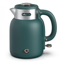Stainless Electric Kettle Meter Household Quick Heating Boiling Tea Pot Coffee Bear White